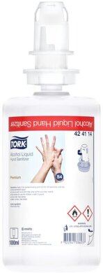 Жидкое спиртовое средство для дезинфекции рук Tork S4 1000 мл