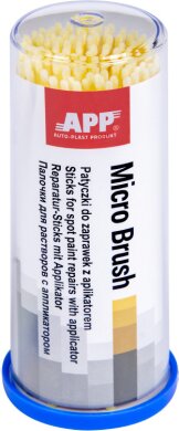 Микроапликатор APP Micro Brush желтый 1.5 мм (100 шт)