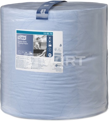 Протиральний папір Tork 36.9 см x 34.0 см — синій, 340 м