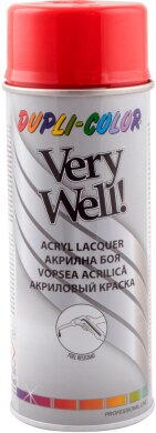 Эмаль аэрозольная универсальная акриловая Dupli Color Very Well огненно-красная RAL 3000 400 мл
