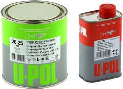 Толстослойный грунт U-POL 4:1 - серый (комплект)
