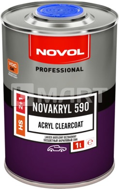 Бесцветный акриловый лак Novakryl 590 2+1