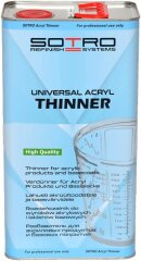 SOTRO Universal Acryl Thinner универсальный разбавитель для акриловых продуктов и базовых покрытий 5 л