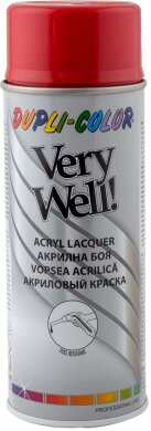 Эмаль аэрозольная универсальная акриловая Dupli Color Very Well карминно-красная RAL 3002 400 мл