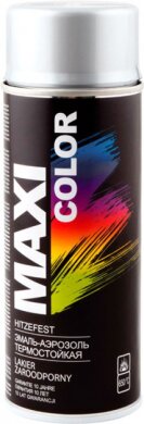 Эмаль аэрозольная термостойкая Maxi Color Белая 400мл