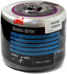 Абразивный рулон 3M Scotch-Brite Pre-Cut 115мм x 150мм - медный
