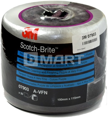 Абразивный рулон 3M Scotch-Brite Pre-Cut 115мм x 150мм - медный