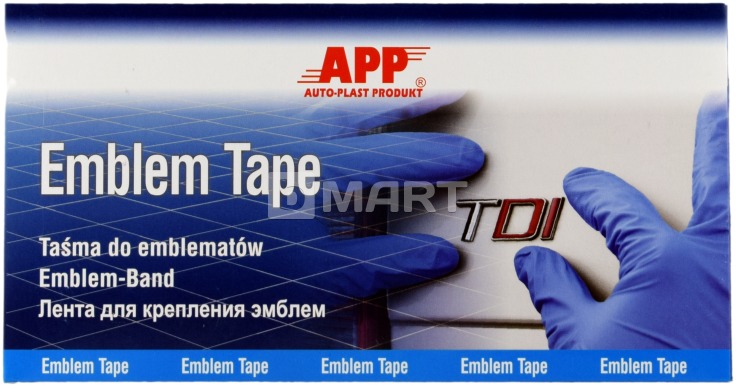 Пленка для крепления эмблем APP Emblem Tape 100 мм x 200 мм (5 листков)