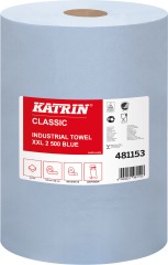 Бумага KATRIN Classic для протирки 190 м x 38 см - синяя