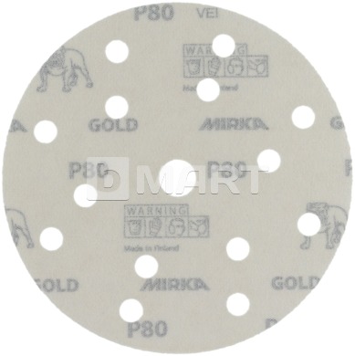 P80 Абразивный диск Gold 150 мм 15 отверстий