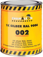 CHAMAELEON 002 1К Акриловая эмаль серебрянная RAL 9006 1л