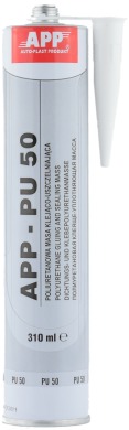 Герметик поліуретановий клеючий ущільнюючий в гільзі APP PU 50 білий