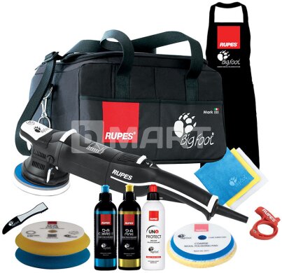 Эксцентриковая полировальная машина в максимальной комплектации RUPES LHR15 Mark III LUX