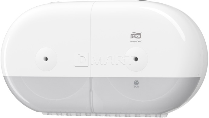 Диспенсер Tork SmartOne мини для туалетной бумаги на 2 рулона - белый