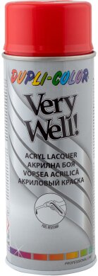 Эмаль аэрозольная универсальная акриловая Dupli Color Very Well красный RAL 3020 400 мл