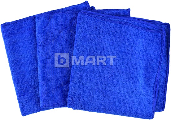 Салфетка из микрофибры APP MF Clothe 40 см x 40 см - темно-синяя (3 шт)