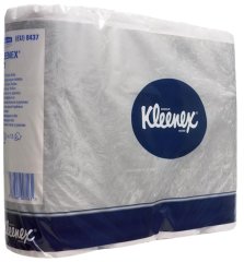 Туалетная бумага Kleenex 12 рулонов по 26.3 м - белая