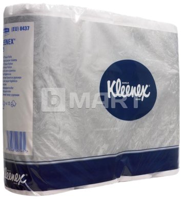 Туалетная бумага Kleenex 12 рулонов по 26.3 м - белая