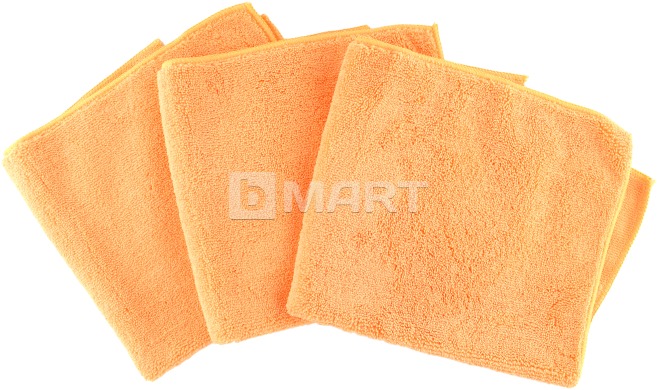 Двухсторонняя салфетка из микрофибры APP DMF Cloth 40 см x 40 см - оранжевая (3 шт)