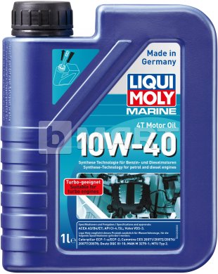 НС-синтетическое моторное масло для лодок Liqui Moly Marine 4T Motor Oil 10W-40 1л