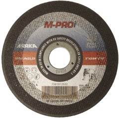 Отрезной диск M-PROi INOX M1A60V-BFi 125 x 1.0 x 22.2 мм