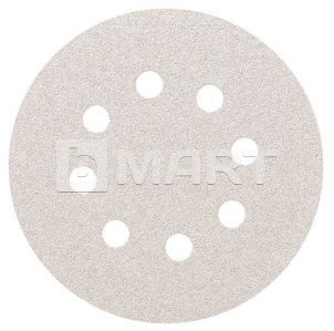 P400 Абразивный диск SMIRDEX White с 8 отверстиями, Ø 125 мм (серия 510)