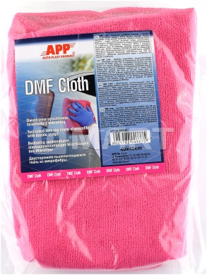 Двостороння серветка з мікрофібри APP DMF Cloth 40 см x 40 см - рожева