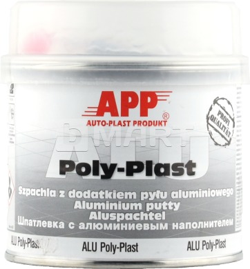 Шпатлевка с алюминиевой пудрой APP ALU POLY-PLAST 0.6 кг