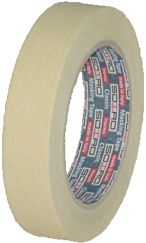 SOTRO лента малярная CLASSIC 80 °C айвори 18 мм x 45 м