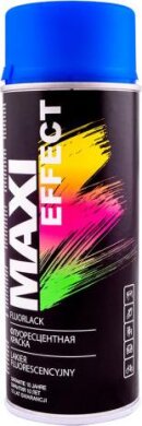 Емаль аерозольна флуоресцентна MAXI COLOR Синя 400 мл