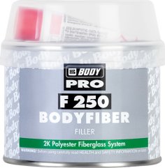 Шпатлевка со стекловолокном BODY FIBER зеленая 0.25кг