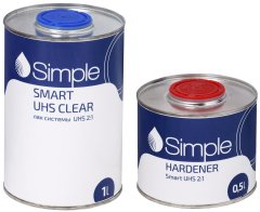 Лак бесцветный Simple SMART UHS 2:1 CLEAR - 1 л