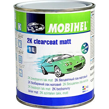 Mobihel 2К бесцветный матовый лак low VOC 1 л