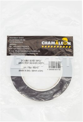 Скотч двухсторонний CHAMAELEON 6мм*5м