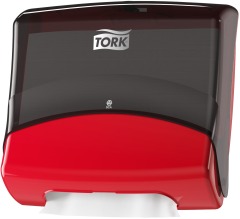 Диспенсер Tork для материалов в салфетках - красно-черный