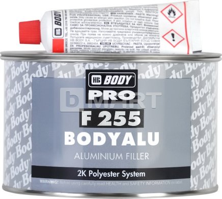Шпатлевка Body 255 Alu с алюминием 1кг