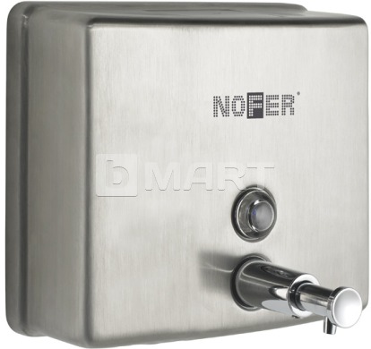 Дозатор NOFER для жидкого мыла 1.2 л - матовый
