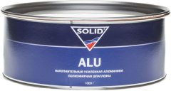 Наполнительная полиэфирная шпатлевка усиленная частичками алюминия SOLID ALU 1.0кг