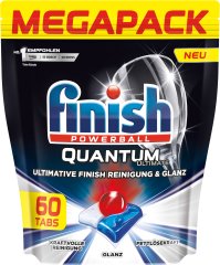 Таблетки для посудомоечных машин FINISH Quantum Ultimate 60 шт