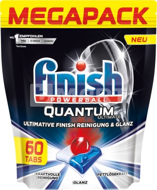 Таблетки для посудомоечных машин FINISH Quantum Ultimate 60 шт