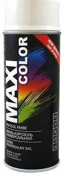 Эмаль аэрозольная универсальная декоративная Maxi Color RAL 9001 Кремово-белая 400мл