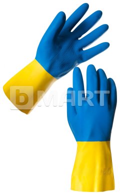 Химически стойкие перчатки DUO-MIX 405 размер XL