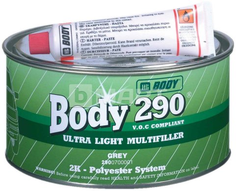 Шпатлевка облегченная BODY ULTRA LIGHT 290 1л