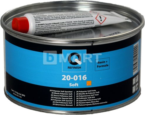 Полиэфирная шпатлевка Q-Refinish SOFT легкошлифуемая 1.75кг