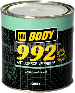Грунт антикоррозийный BODY 992 черный 1 кг
