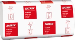 Полотенца KATRIN Classic сложения V 23 см x 22.4 см - белые