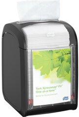 Tork Xpressnap Fit диспенсер для салфеток настольный черный