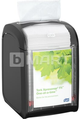Tork Xpressnap Fit диспенсер для салфеток настольный черный