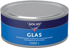 Наполнительная полиэфирная шпатлевка, усиленная стекловолокном SOLID GLAS 1.0кг