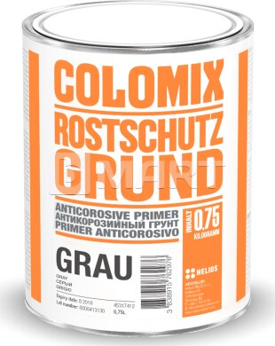 Грунт 210 антикоррозионный 0.75 кг чёрный Colomix